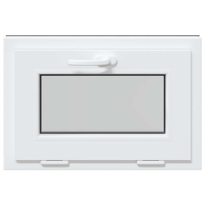vidaXL Basement Window RISOR 60 x 40 cm PVC and Glass Anthracite