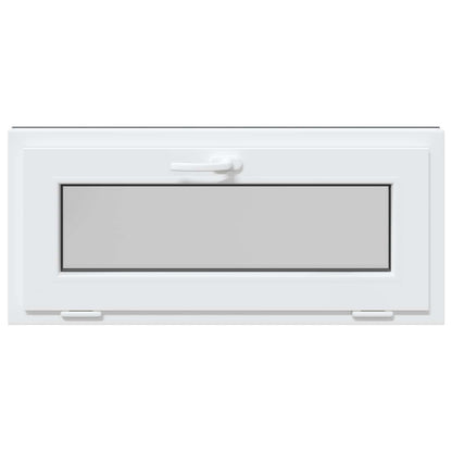 vidaXL Basement Window RISOR 90 x 40 cm PVC and Glass Anthracite