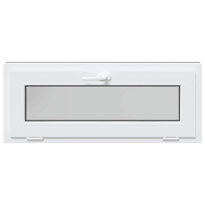 vidaXL Basement Window RISOR 110 x 40 cm PVC and Glass Anthracite