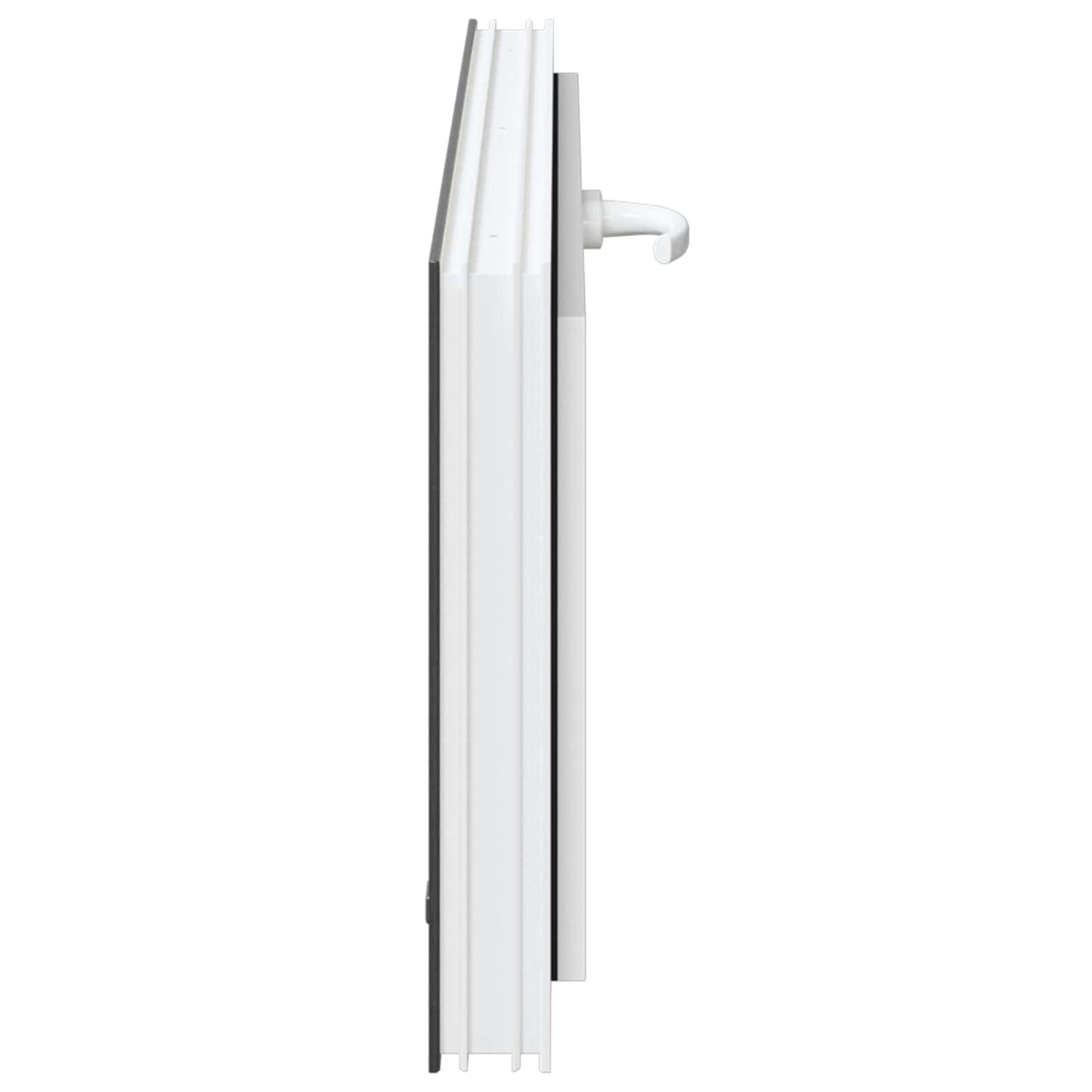 vidaXL Basement Window RISOR 110 x 40 cm PVC and Glass Anthracite