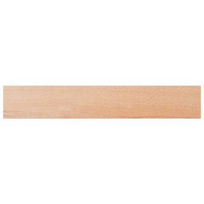 vidaXL Window Sills 2 pcs Natural 100 x 15 x 2 cm Solid Beech Wood