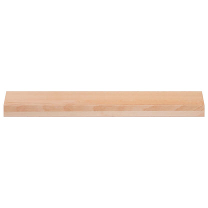 vidaXL Window Sills 2 pcs Natural 70 x 20 x 2 cm Solid Beech Wood