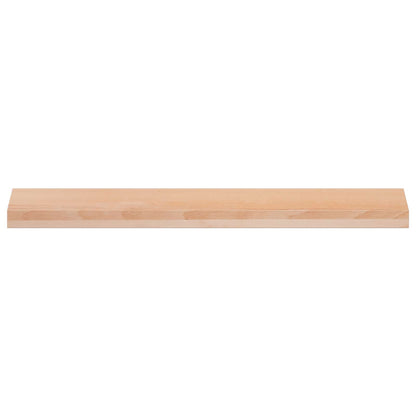 vidaXL Window Sills 2 pcs Natural 100 x 20 x 2 cm Solid Beech Wood