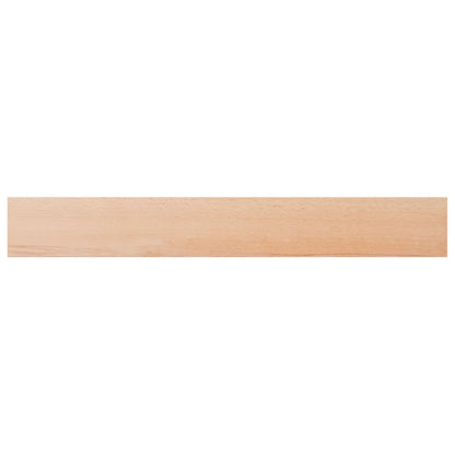 vidaXL Window Sills 2 pcs Natural 120 x 20 x 2 cm Solid Beech Wood
