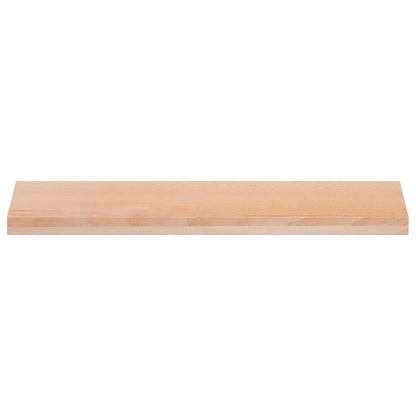 vidaXL Window Sills 2 pcs Natural 100 x 25 x 2 cm Solid Beech Wood