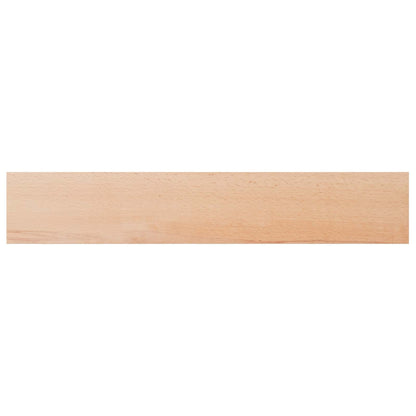 vidaXL Window Sills 2 pcs Natural 160 x 25 x 2 cm Solid Beech Wood
