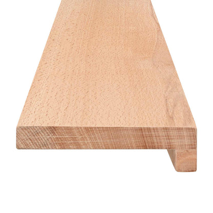 vidaXL Window Sills 2 pcs Natural 80x 40 x 2 cm Solid Beech Wood