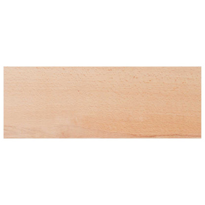 vidaXL Window Sills 2 pcs Natural 120 x 40 x 2 cm Solid Beech Wood
