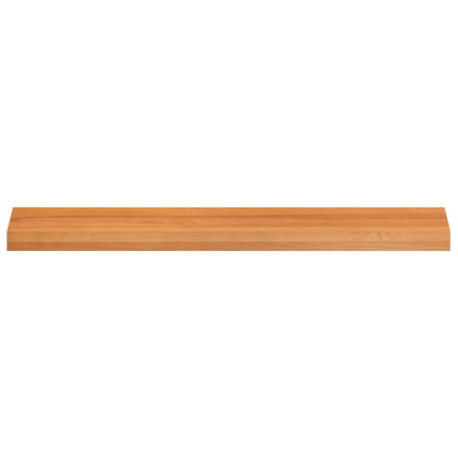 vidaXL Window Sills 2 pcs Light Brown 100 x 15 x 2 cm Solid Beech Wood