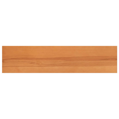 vidaXL Window Sills 2 pcs Light Brown 110 x 25 x 2 cm Solid Beech Wood
