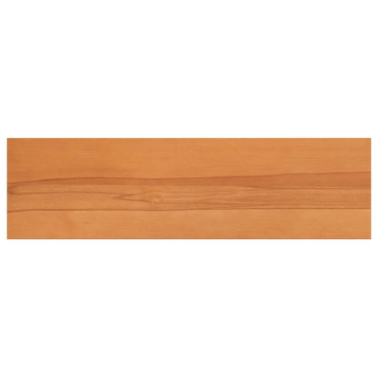 vidaXL Window Sills 2 pcs Light Brown 100 x 30 x 2 cm Solid Beech Wood
