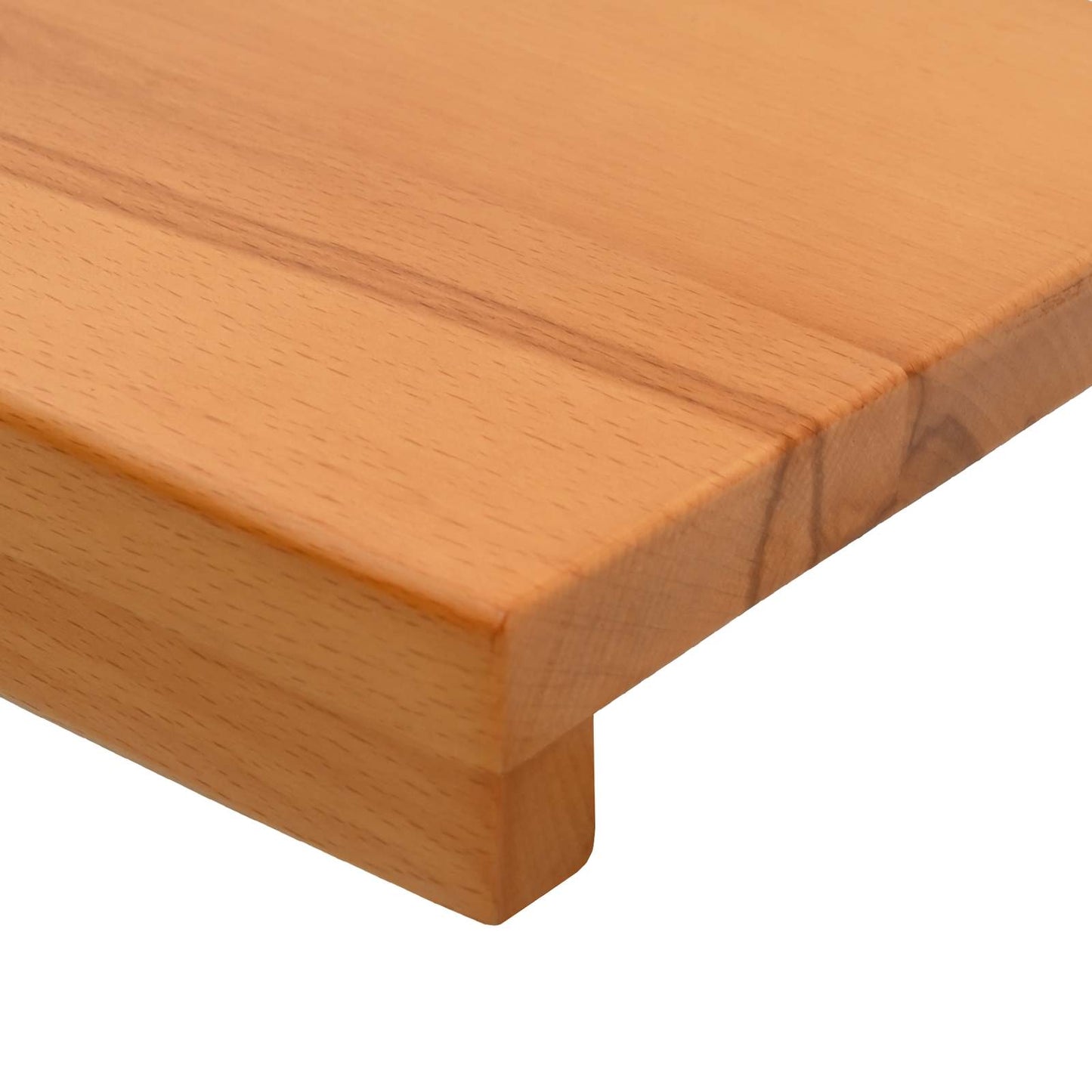 vidaXL Window Sills 2 pcs Light Brown 100 x 40 x 2 cm Solid Beech Wood