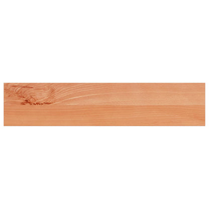 vidaXL Window Sills 2 pcs Varnished 80x 15 x 2 cm Solid Beech Wood