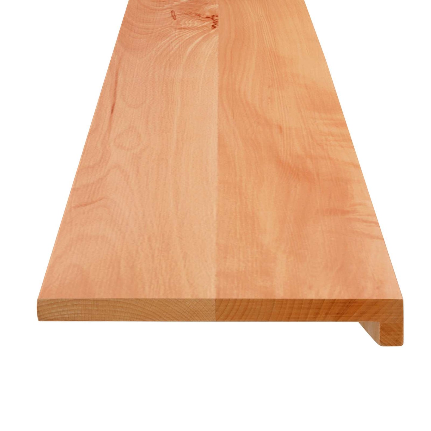 vidaXL Window Sills 2 pcs Varnished 110 x 20 x 2 cm Solid Beech Wood