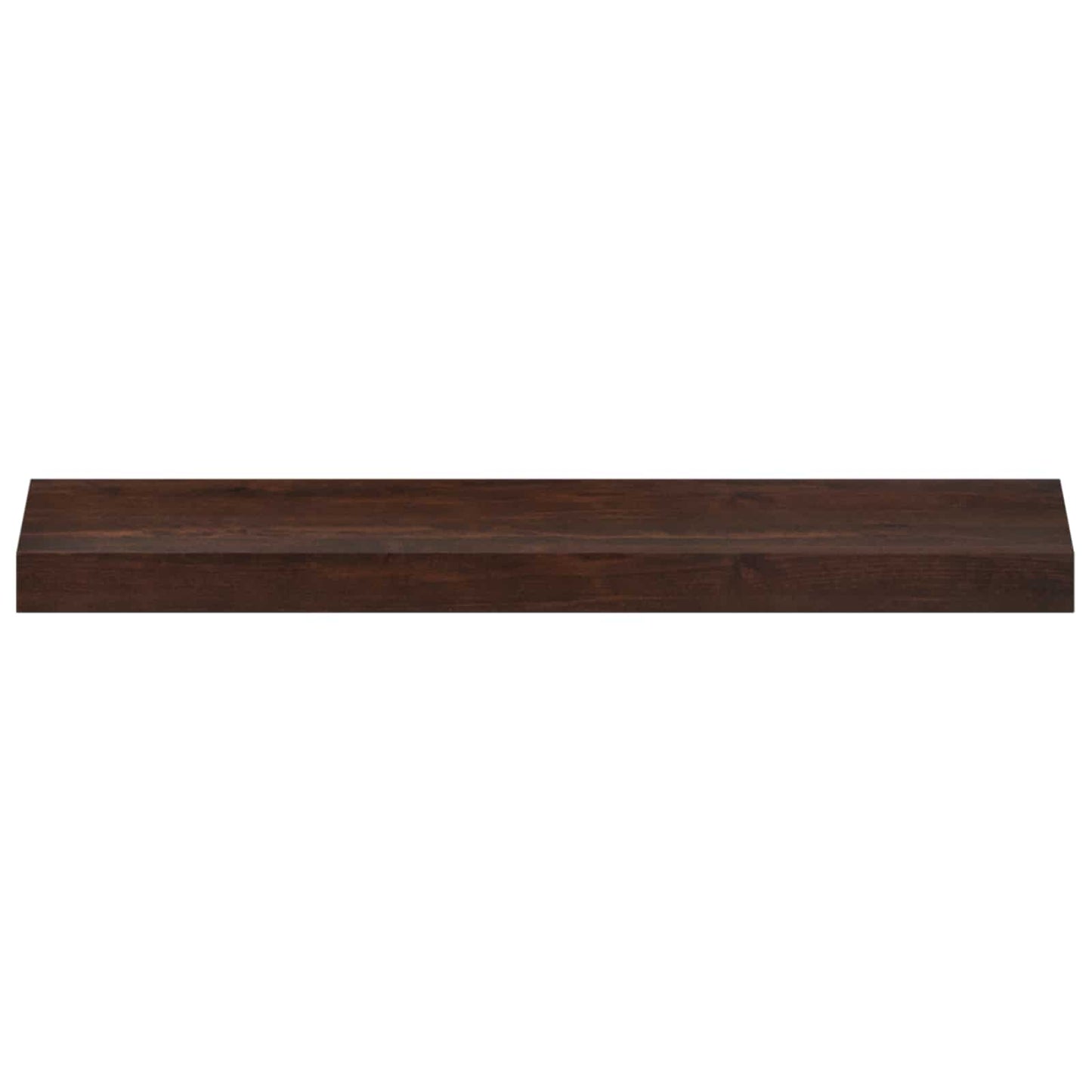 vidaXL Window Sills 2 pcs Dark Brown 80x 15 x 2 cm Solid Beech Wood