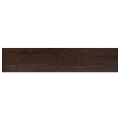 vidaXL Window Sills 2 pcs Dark Brown 80x 15 x 2 cm Solid Beech Wood