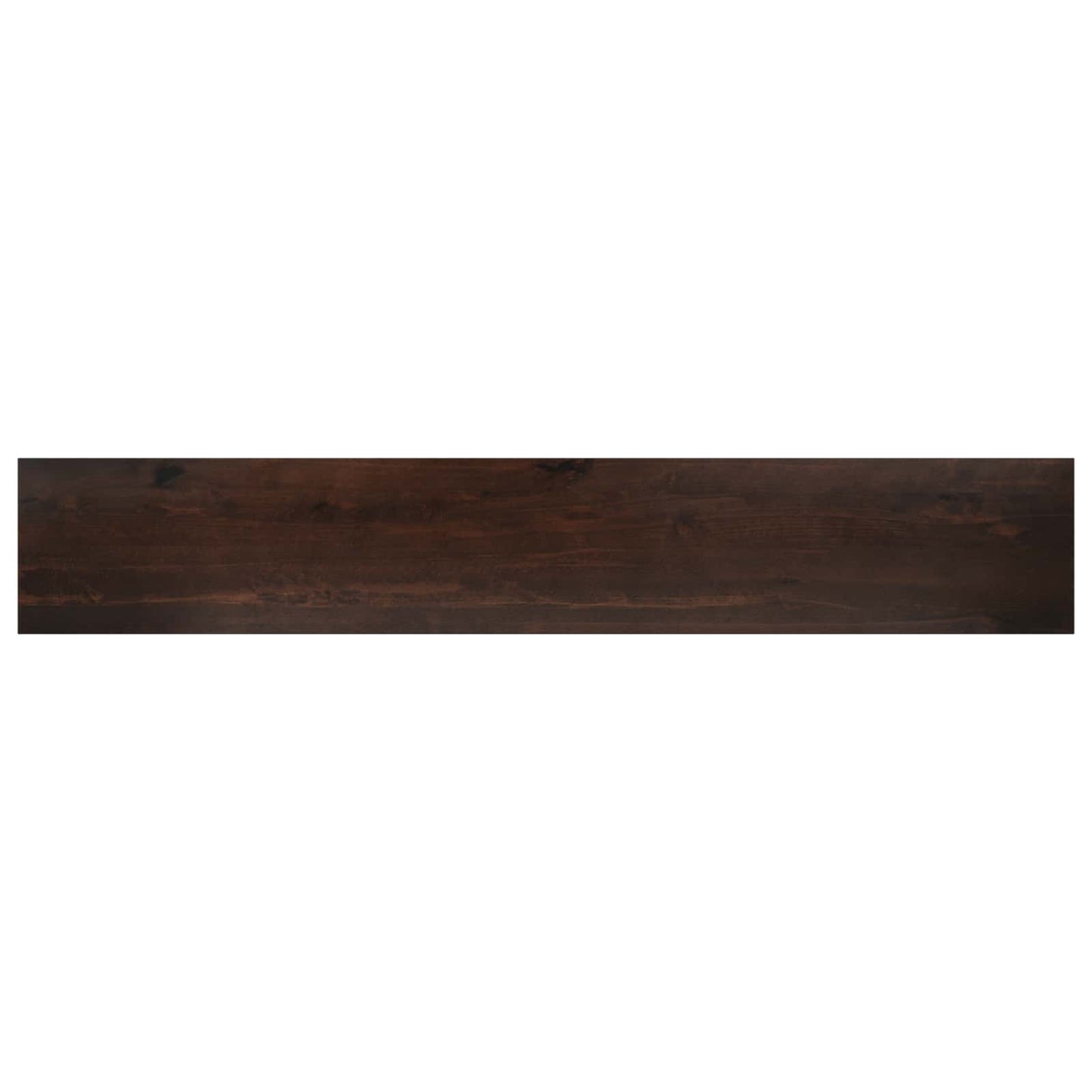 vidaXL Window Sills 2 pcs Dark Brown 100 x 15 x 2 cm Solid Beech Wood
