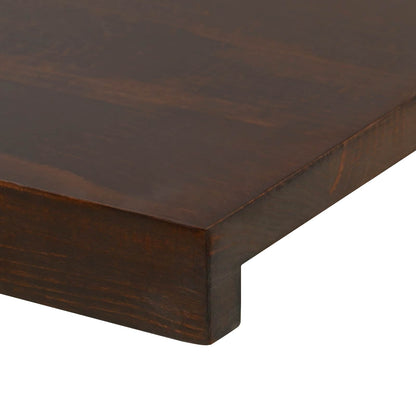 vidaXL Window Sills 2 pcs Dark Brown 160 x 20 x 2 cm Solid Beech Wood
