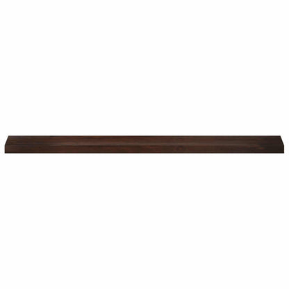 vidaXL Window Sills 2 pcs Dark Brown 160 x 20 x 2 cm Solid Beech Wood