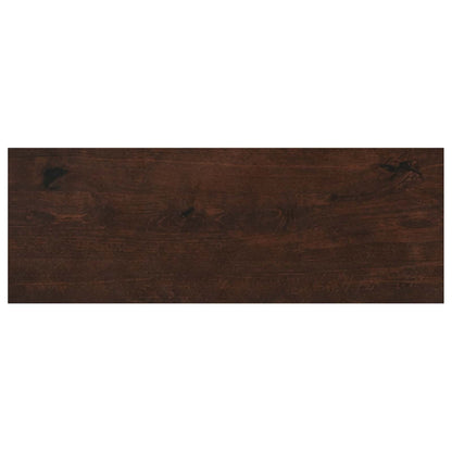vidaXL Window Sills 2 pcs Dark Brown 80x 25 x 2 cm Solid Beech Wood
