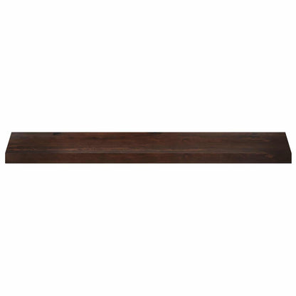 vidaXL Window Sills 2 pcs Dark Brown 110 x 30 x 2 cm Solid Beech Wood