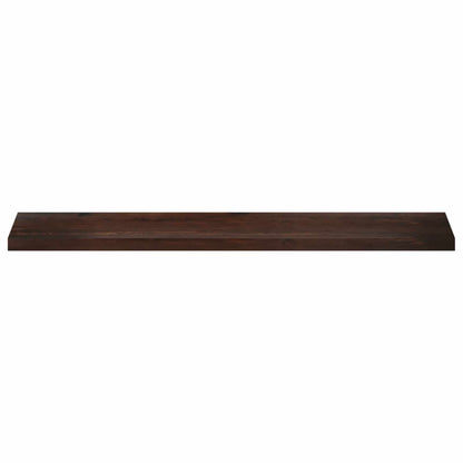 vidaXL Window Sills 2 pcs Dark Brown 140 x 30 x 2 cm Solid Beech Wood