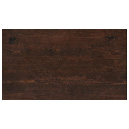 vidaXL Window Sills 2 pcs Dark Brown 80x 40 x 2 cm Solid Beech Wood