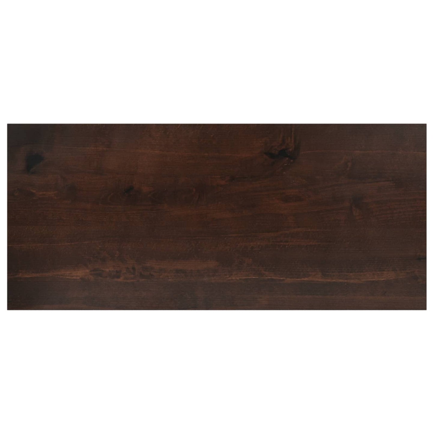 vidaXL Window Sills 2 pcs Dark Brown 100 x 40 x 2 cm Solid Beech Wood