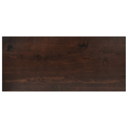 vidaXL Window Sills 2 pcs Dark Brown 100 x 40 x 2 cm Solid Beech Wood