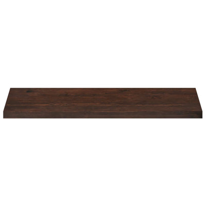 vidaXL Window Sills 2 pcs Dark Brown 120 x 40 x 2 cm Solid Beech Wood