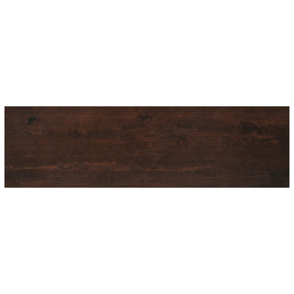 vidaXL Window Sills 2 pcs Dark Brown 140 x 40 x 2 cm Solid Beech Wood