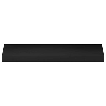 vidaXL Window Sills 2 pcs Black 80x 15 x 2 cm Solid Beech Wood