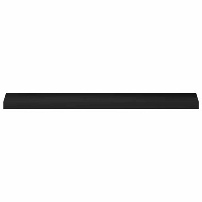 vidaXL Window Sills 2 pcs Black 120 x 15 x 2 cm Solid Beech Wood