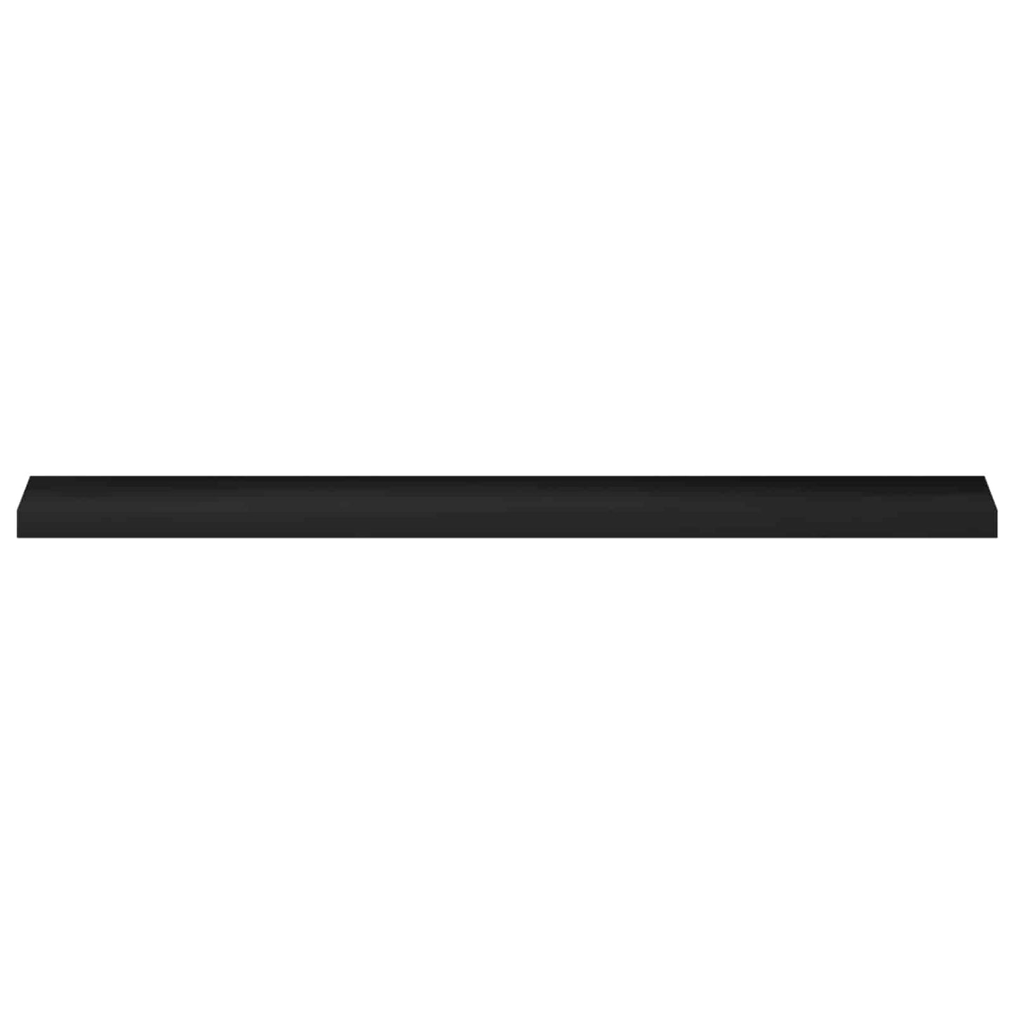 vidaXL Window Sills 2 pcs Black 160 x 15 x 2 cm Solid Beech Wood
