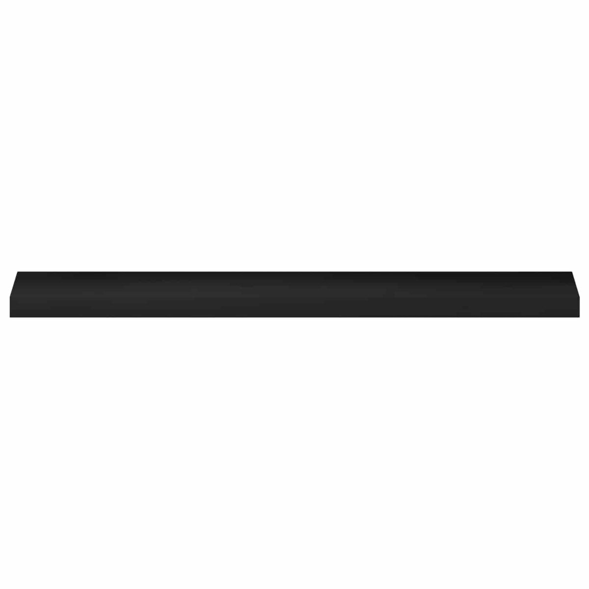 vidaXL Window Sills 2 pcs Black 120 x 20 x 2 cm Solid Beech Wood