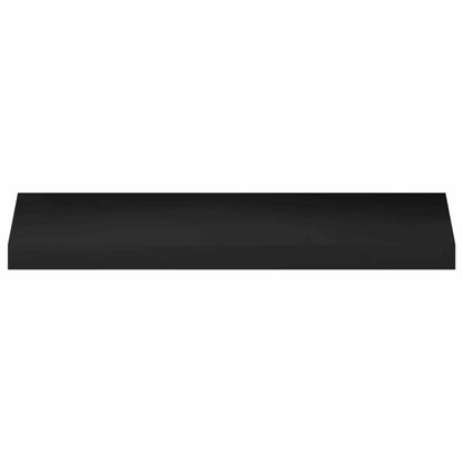 vidaXL Window Sills 2 pcs Black 70 x 25 x 2 cm Solid Beech Wood