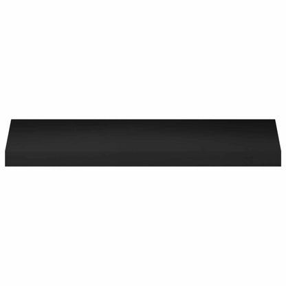 vidaXL Window Sills 2 pcs Black 100 x 25 x 2 cm Solid Beech Wood