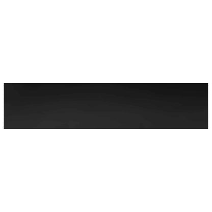 vidaXL Window Sills 2 pcs Black 110 x 25 x 2 cm Solid Beech Wood