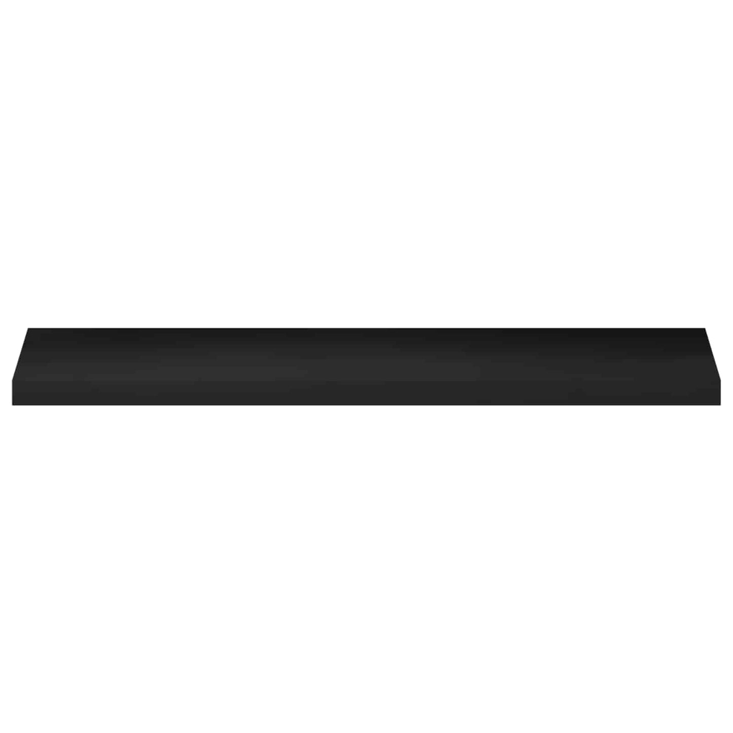 vidaXL Window Sills 2 pcs Black 120 x 25 x 2 cm Solid Beech Wood