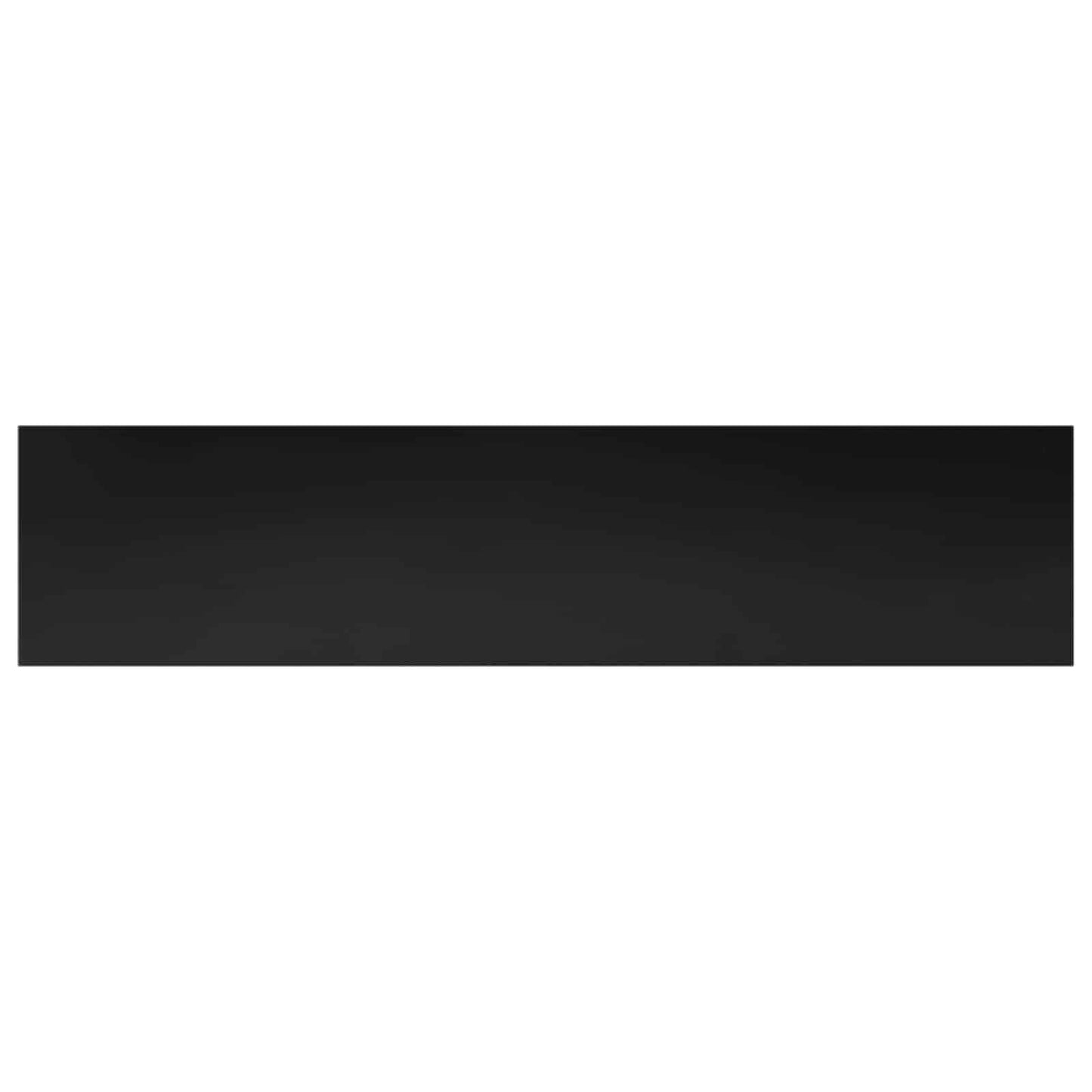 vidaXL Window Sills 2 pcs Black 120 x 25 x 2 cm Solid Beech Wood