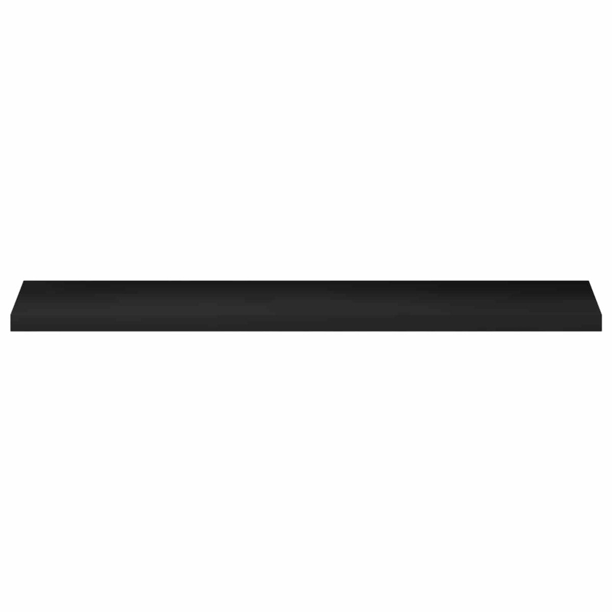 vidaXL Window Sills 2 pcs Black 140 x 25 x 2 cm Solid Beech Wood
