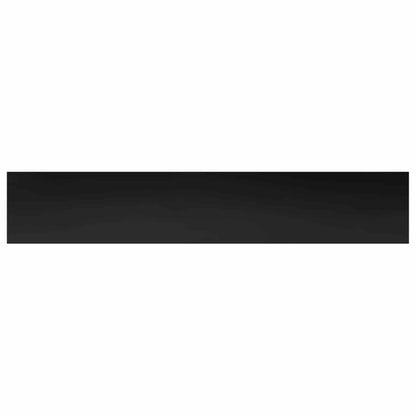 vidaXL Window Sills 2 pcs Black 140 x 25 x 2 cm Solid Beech Wood