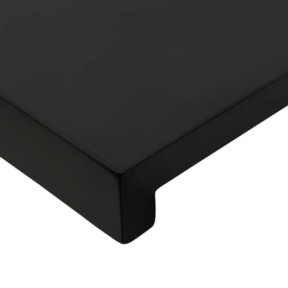 vidaXL Window Sills 2 pcs Black 160 x 25 x 2 cm Solid Beech Wood