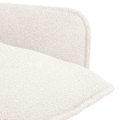 vidaXL Armchair Cream Bouclé