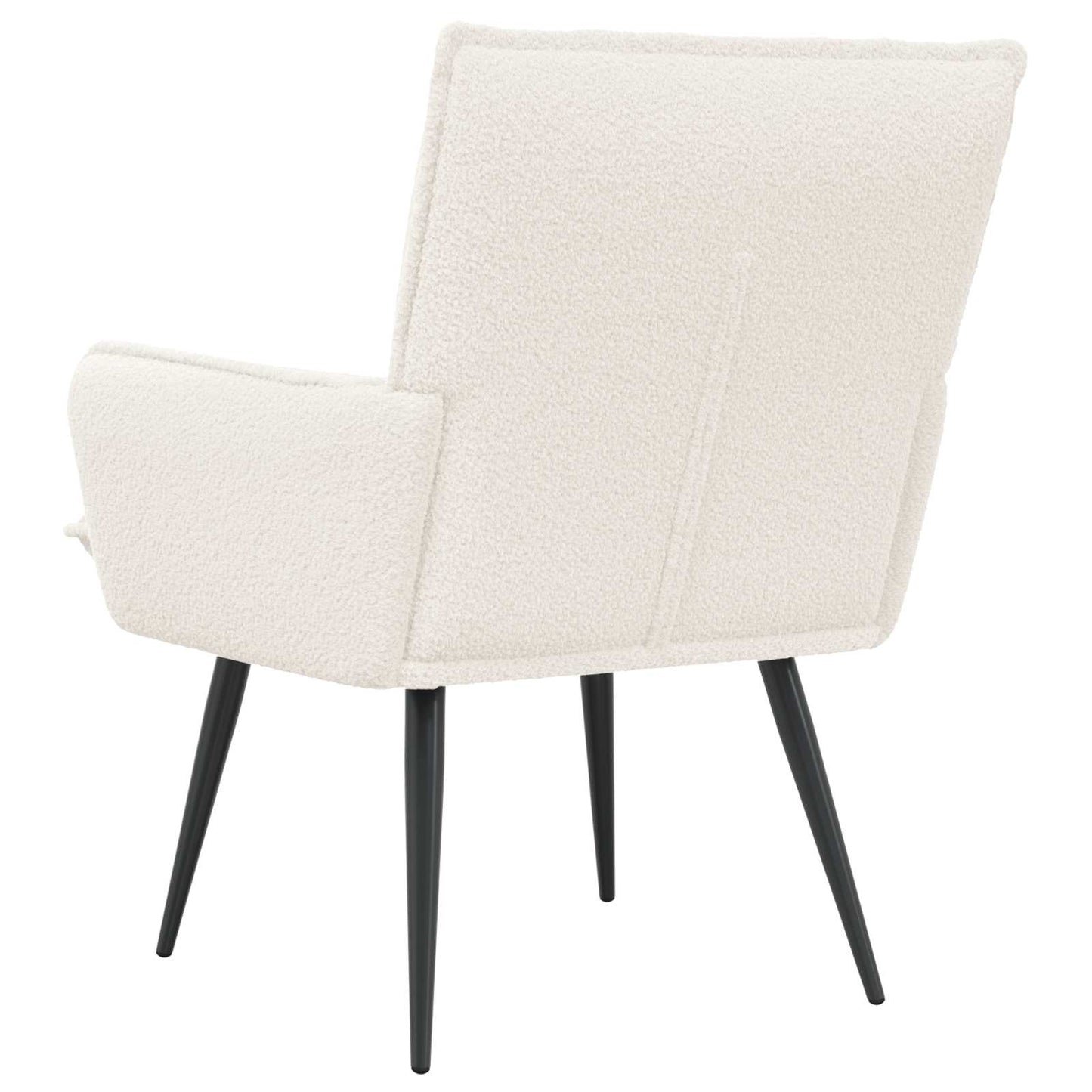 vidaXL Armchair Cream Bouclé