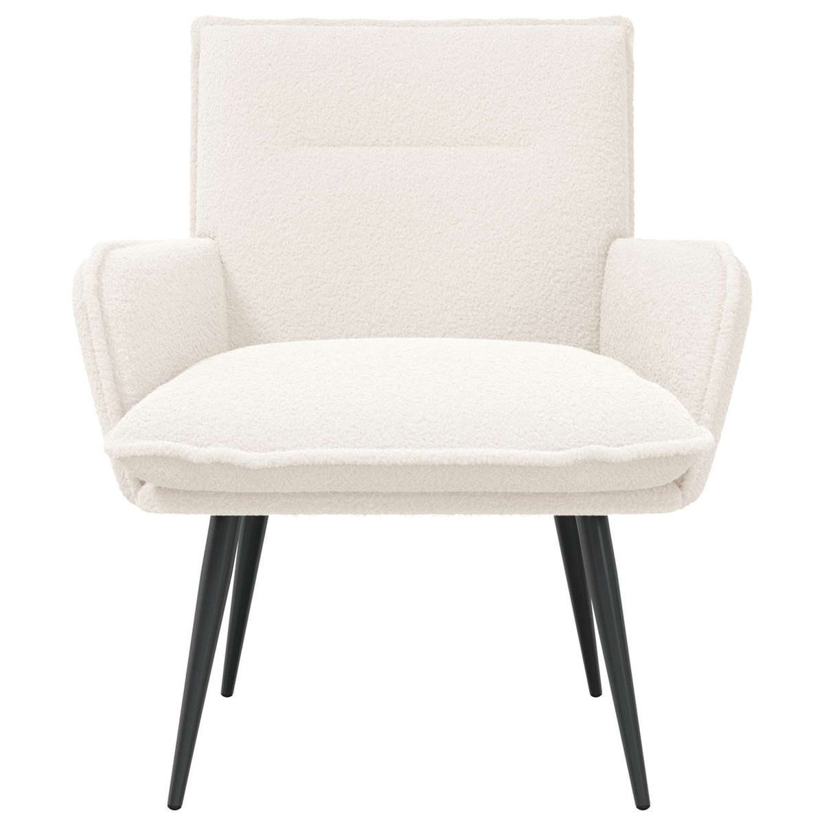 vidaXL Armchair Cream Bouclé
