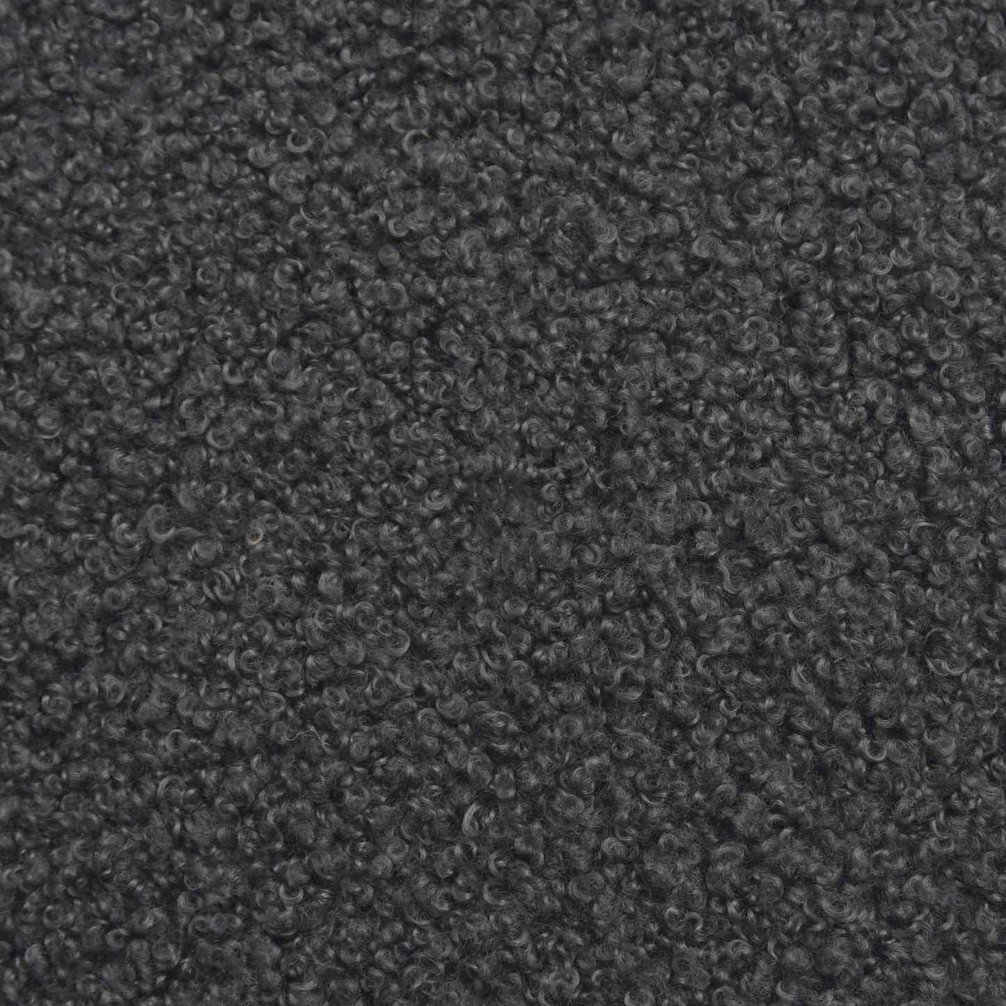 vidaXL Armchair Dark Grey Bouclé