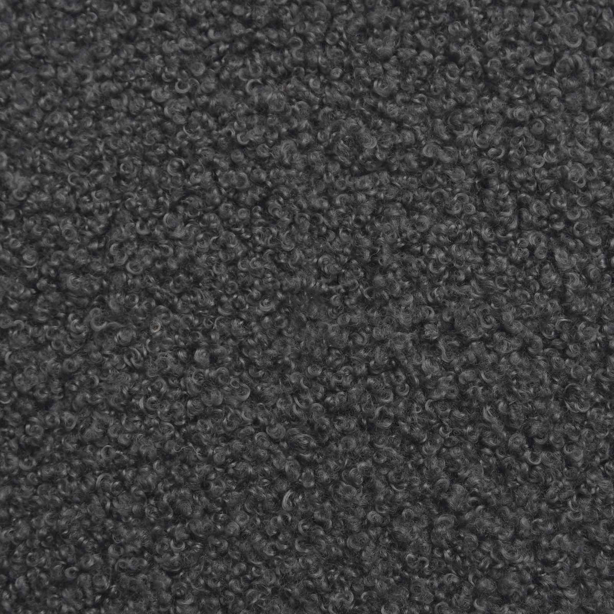 vidaXL Armchair Dark Grey Bouclé