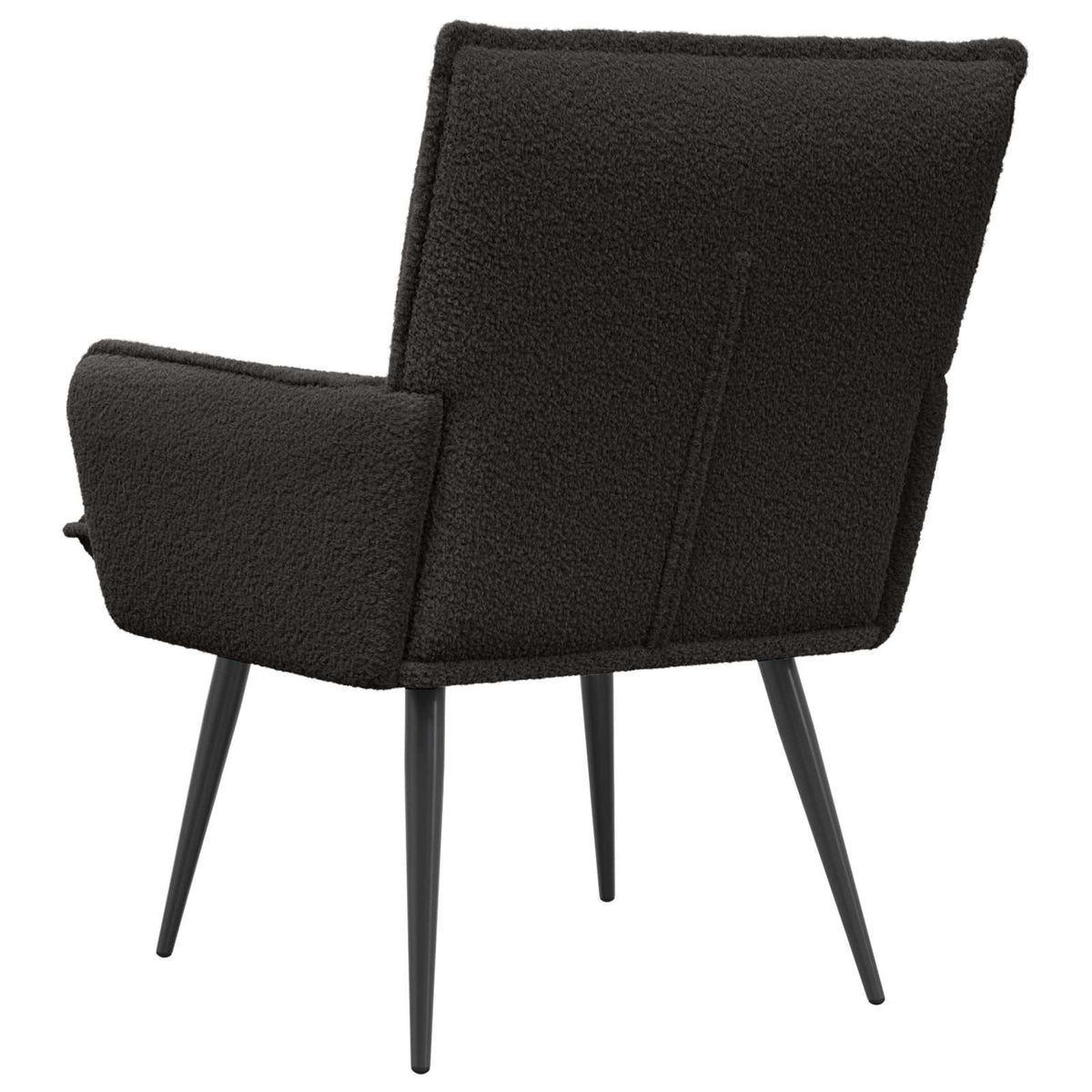 vidaXL Armchair Black Bouclé