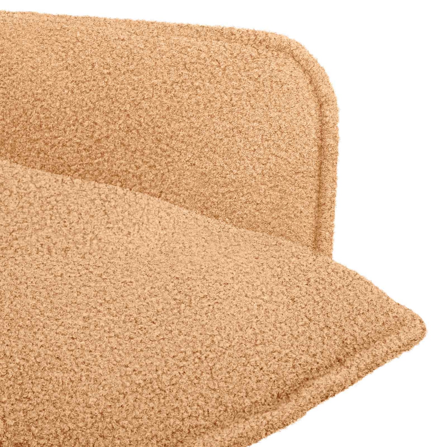vidaXL Armchair Beige Bouclé